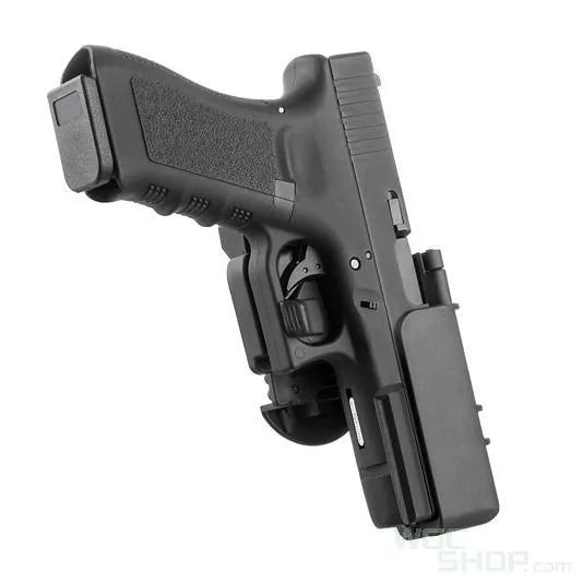APS Quick Cocking / Tactical Holster for G19 ( Black ) - WGC Shop