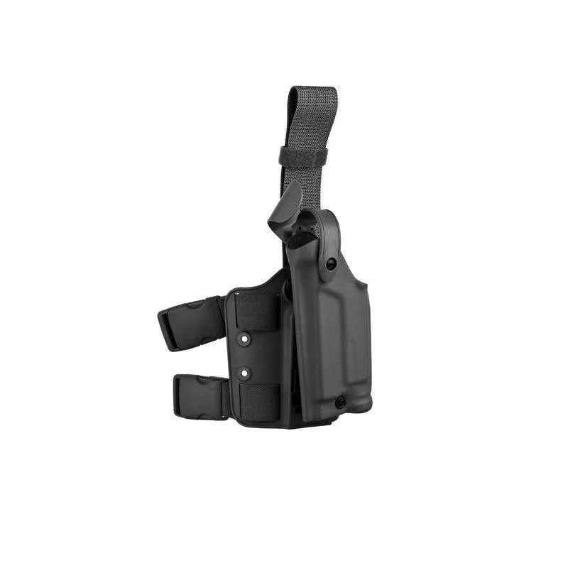 SAFARILAND 6004 SLS Tactical Holster - Glock 20 / 21 - with Surefire X200 ( Tactical Black, Right ) - WGC Shop