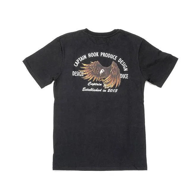 CPTN HOOK Eagle Tee ( Black ) - WGC Shop