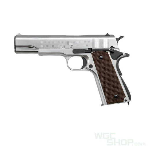 DOUBLE BELL 923Y M1911 Gas / CO2 Blowback Airsoft - Silver - WGC Shop