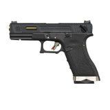 WE G18C T1 GBB Airsoft ( Black Slide / Gold Barrel / Black Frame ) - WGC Shop