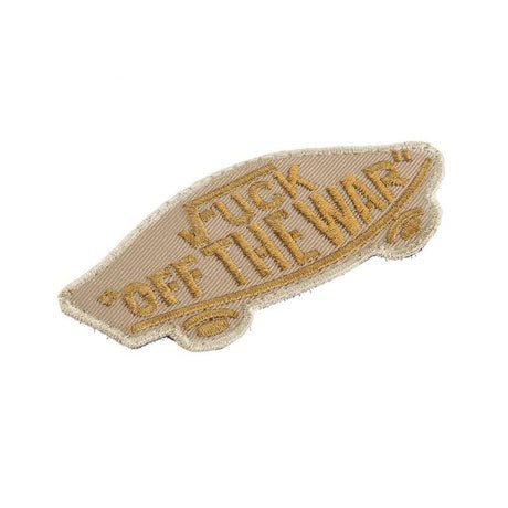 KING ARMS Off The War Embroidery Patch - Tan - WGC Shop