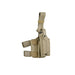 SAFARILAND 6004 SLS Tactical Holster - Glock 20 / 21 - with Surefire X200 ( STX FDE Brown, Left ) - WGC Shop