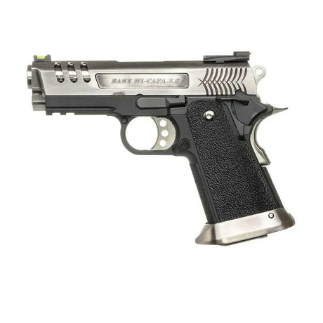 WE Hi-Capa 3.8 Deinonychus GBB Airsoft - Silver - WGC Shop