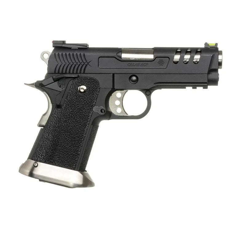 WE Hi-Capa 3.8 Deinonychus GBB Airsoft - Black - WGC Shop