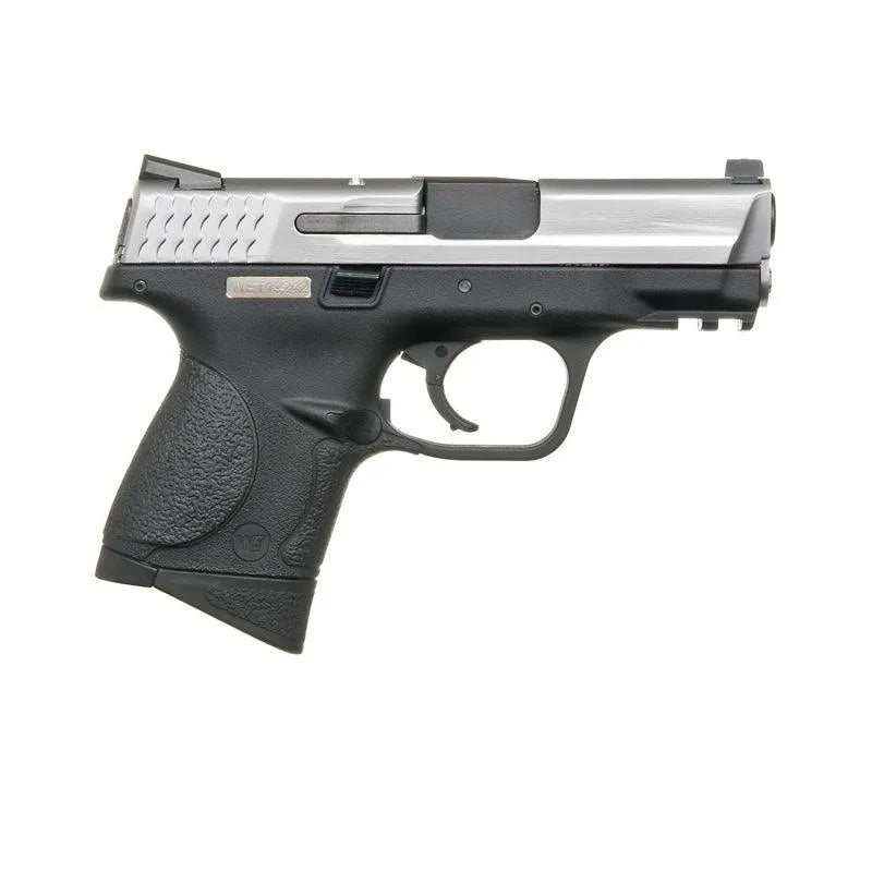 WE MNP9 Compact GBB Airsoft - Silver - WGC Shop