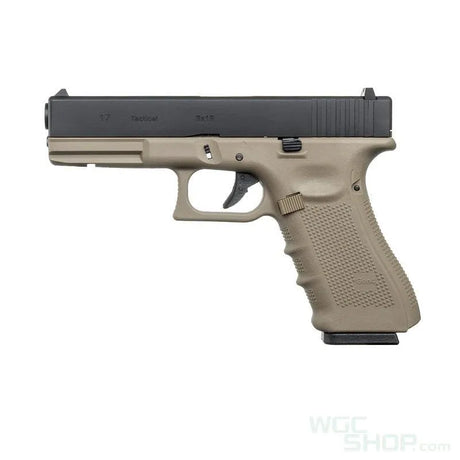 WE 17 Gen4 GBB Airsoft - Tan - WGC Shop