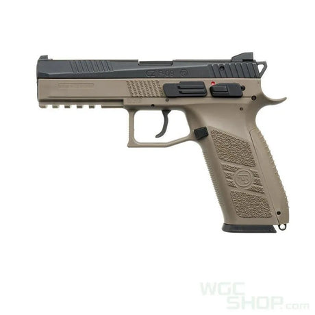 KJ WORKS CZ P-09 CO2 GBB Airsoft - Tan - WGC Shop