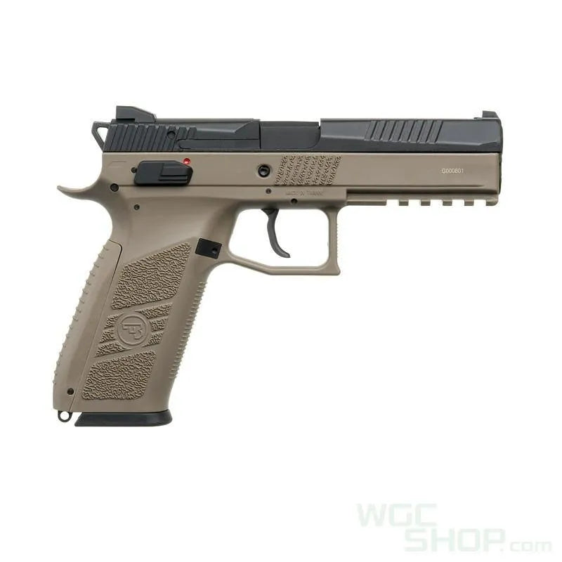 KJ WORKS CZ P-09 GBB Airsoft - Tan - WGC Shop