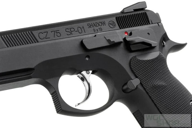 KJ WORKS CZ-75 SP-01 Shadow GBB Airsoft - Black - WGC Shop