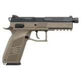 KJ WORKS CZ P-09 CO2 GBB Airsoft - Tan / Thread Barrel with Cap - WGC Shop