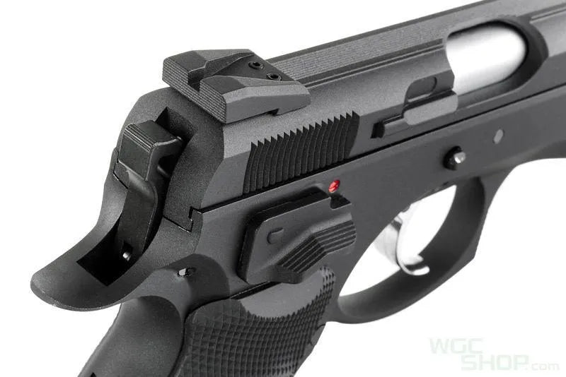 KJ WORKS CZ-75 SP-01 Shadow CO2 Blowback Airsoft - Black - WGC Shop