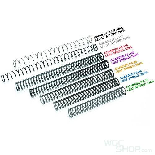 GUARDER 90mm Steel Leaf Recoil Spring for Marui G-Series / M&P GBB Airsoft ( PS-90 ) - WGC Shop