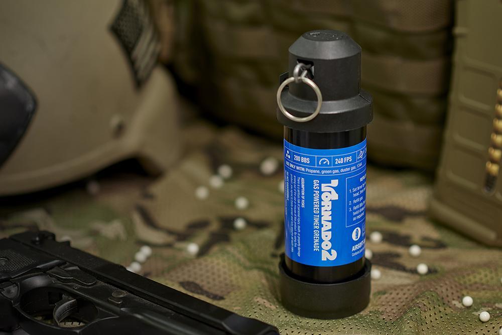AIRSOFT INNOVATIONs Tornado 2 Timer Frag Grenade WGC Shop