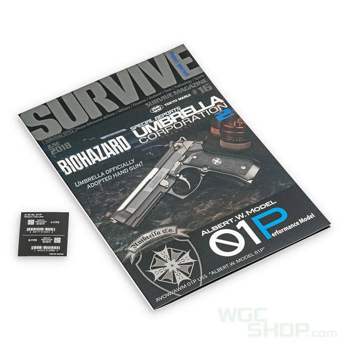 TOKYO MARUI Biohazard Albert W Model 01P GBB Airsoft | WGC Shop