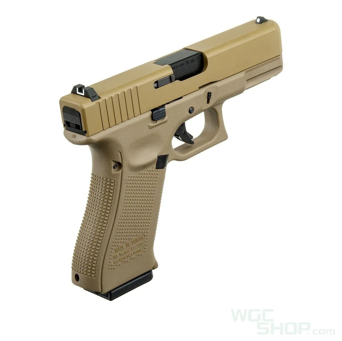 WE G19X GBB Airsoft - Tan - WGC Shop