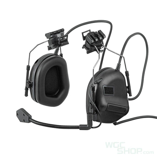 WoSport Tactical Electronic Headset ( Helmet Rail Mount, Black ) - WGC Shop