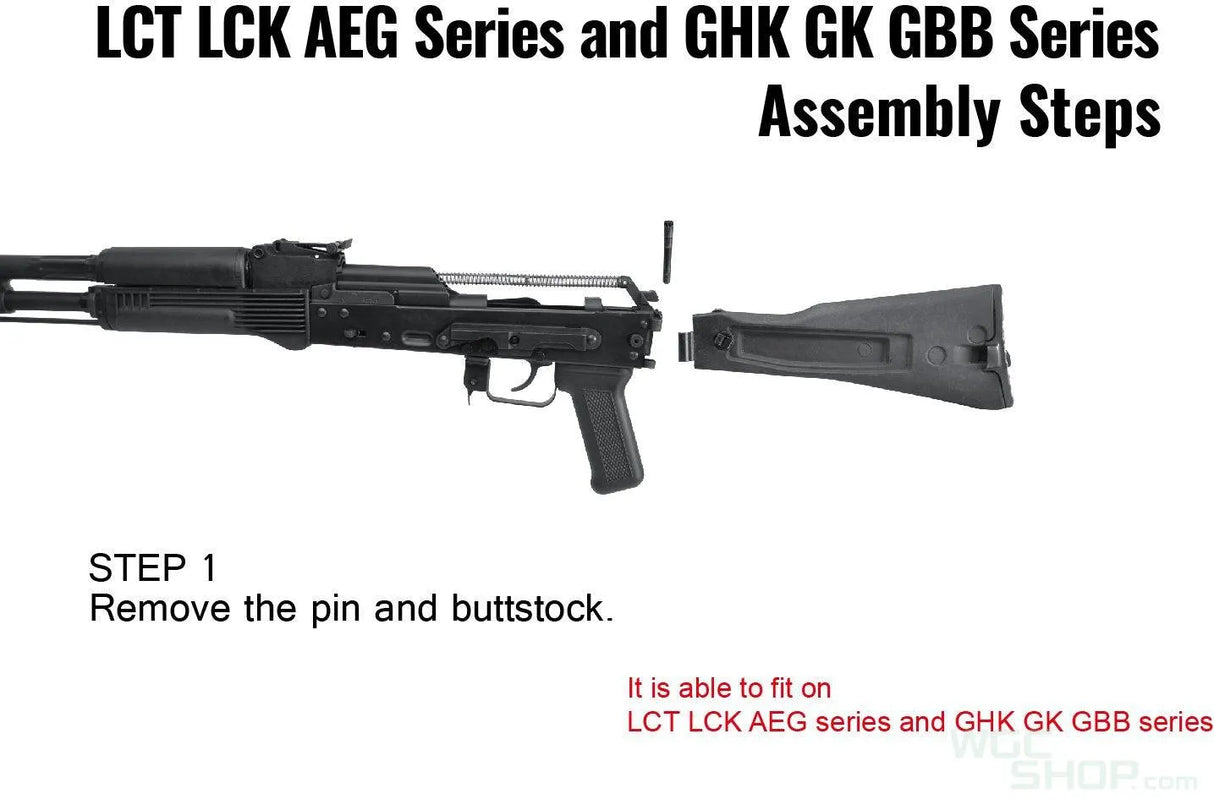 LCT Z Series PT-1 AK Foldable Buttstock Classic ( ZPT-1 ) - WGC Shop