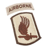ACTION Velcro Patch ( 173 Airborne, Tan ) ACTION-P-PS93DT - WGC Shop