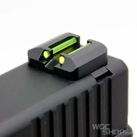 AIP Aluminum Front & Rear Sight ( Fiber ) for Marui G17 GBB Airsoft-WGC Shop