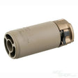 AIRSOFT ARTISAN SF Style Muzzle Break - with W Comp Flash Hider Dark Earth AART-SIL-02DE-B - WGC Shop