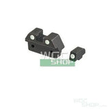 GUARDER Steel Night Sight Set for Marui G26 GBB Airsoft ( Black Body / White Dot ) - WGC Shop