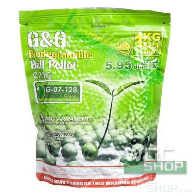 G&G Bio 0.20g BB Bullets / 1KG Aluminum Foil ( Desert ) - WGC Shop