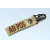 KING ARMS Blood Type Strap Holder ( AB Pos / Tan ) KA-CG-1850TAAB - WGC Shop