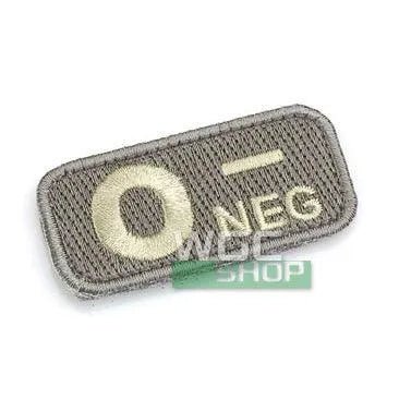 MIL-SPEC MONKEY Patch - Blood Type O- ( ACU Light ) - WGC Shop