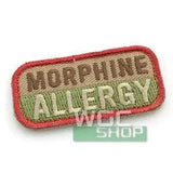 MIL - SPEC MONKEY Patch - Morphine Allergy ( Arid ) MSM-P-099ARID - WGC Shop