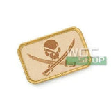 MIL - SPEC MONKEY Patch - Pirate Skull Flag ( Desert ) MSM-P-057D - WGC Shop