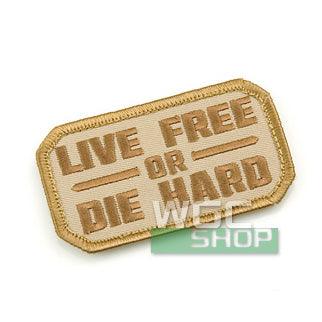 MIL-SPEC MONKEY Patch - Live Free ( Desert ) - WGC Shop