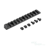 PTS Enhanced Rail Section ( Black / M - LOK / 11 Slots ) PTS-PT14045-BK - WGC Shop