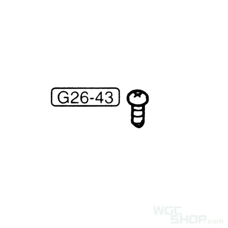 TOKYO MARUI Original Parts - Screw 2.6 x 5 for G26 GBB Airsoft ( G26 - 43 ) TM-PT-G26-43 - WGC Shop