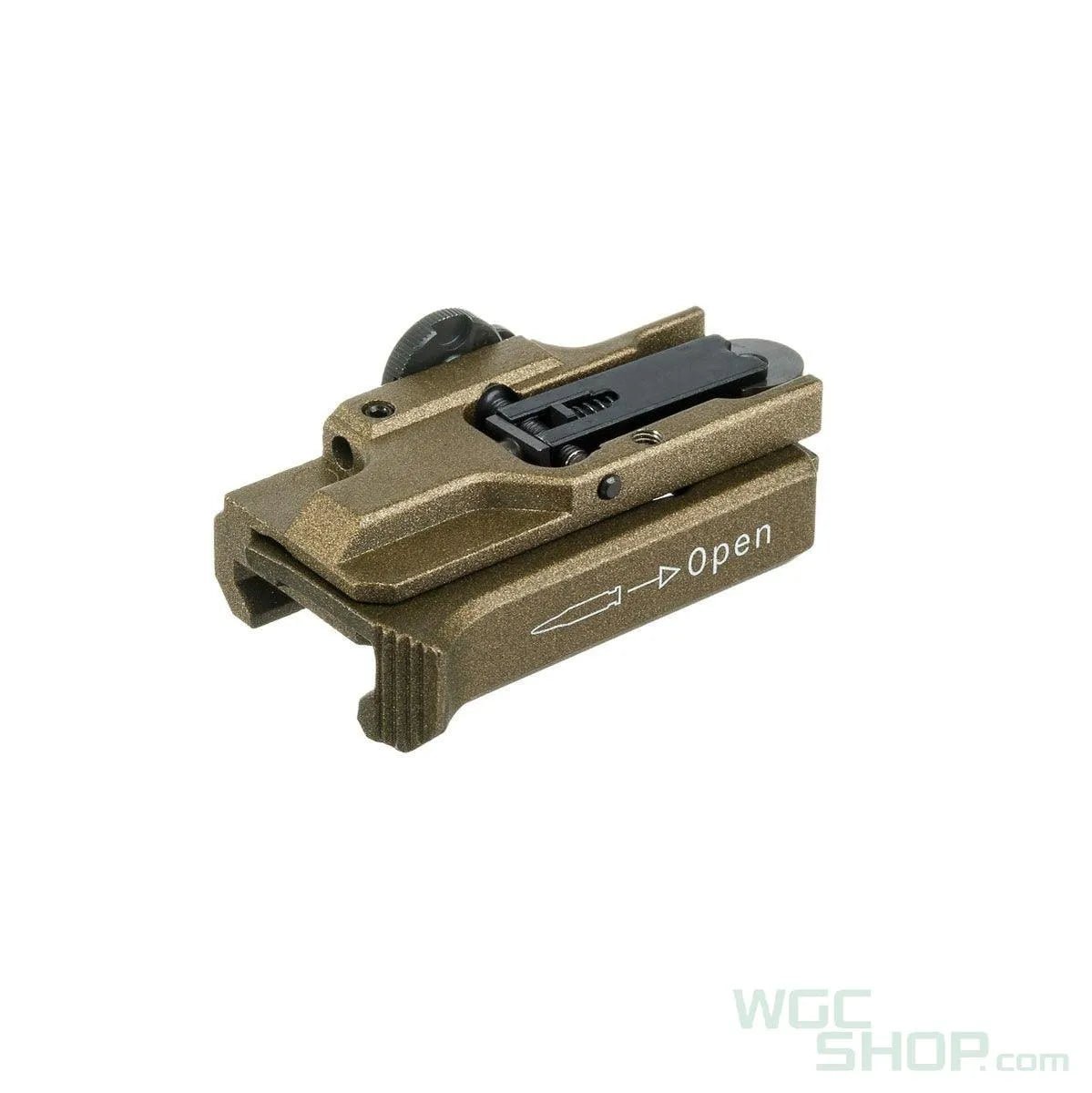 V Shape Rear Sight VFC Original Parts - HK Folding Rear Sight ( FDE / V023RST101 ) - WGC Shop