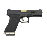 WE G18C T1 GBB Airsoft ( Black Slide / Gold Barrel / Black Frame ) - WGC Shop