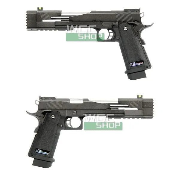 WE Hi Capa 7 Full Metal Dragon GBB Airsoft ( Type A, Black ) - WGC Shop