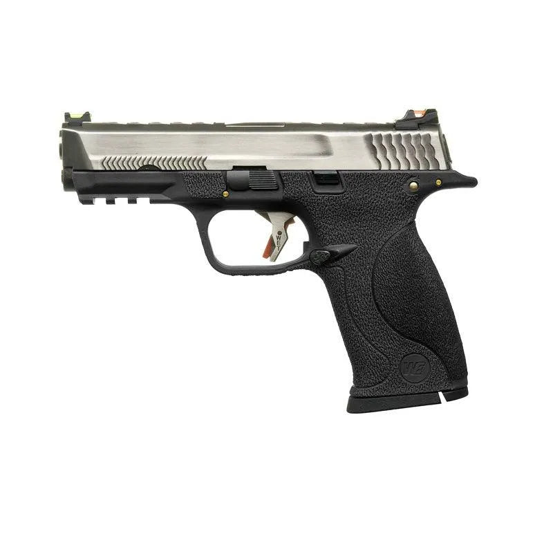 WE M&P9 T6A GBB Airsoft ( Silver Slide / Silver Barrel / Black
