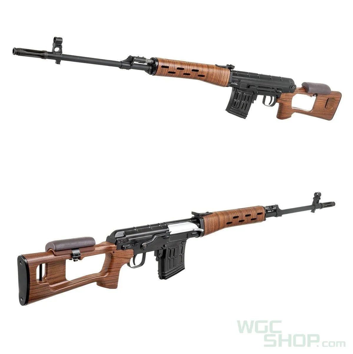 No Restock Date - WE SVD GBB Airsoft - Aluminum Receiver / Plastic Imitation Wood - WGC Shop