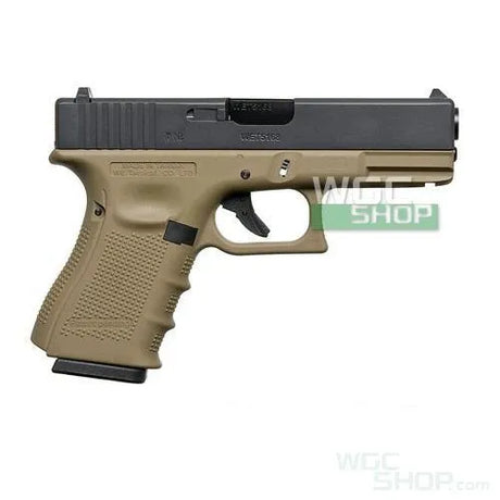 WE G19 GBB Airsoft Gen 4 - Tan - WGC Shop