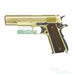 No Restock Date - WE Full Metal M1911 GOLD GBB Airsoft ( Brown Grip - with Marking ) - WGC Shop