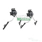 Z TACTICAL Helmet Rail Adapter Set for COM 1 / 2 Headset Black ZTHK-Z046BK - WGC Shop